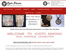 Tablet Screenshot of kyotokimono.com